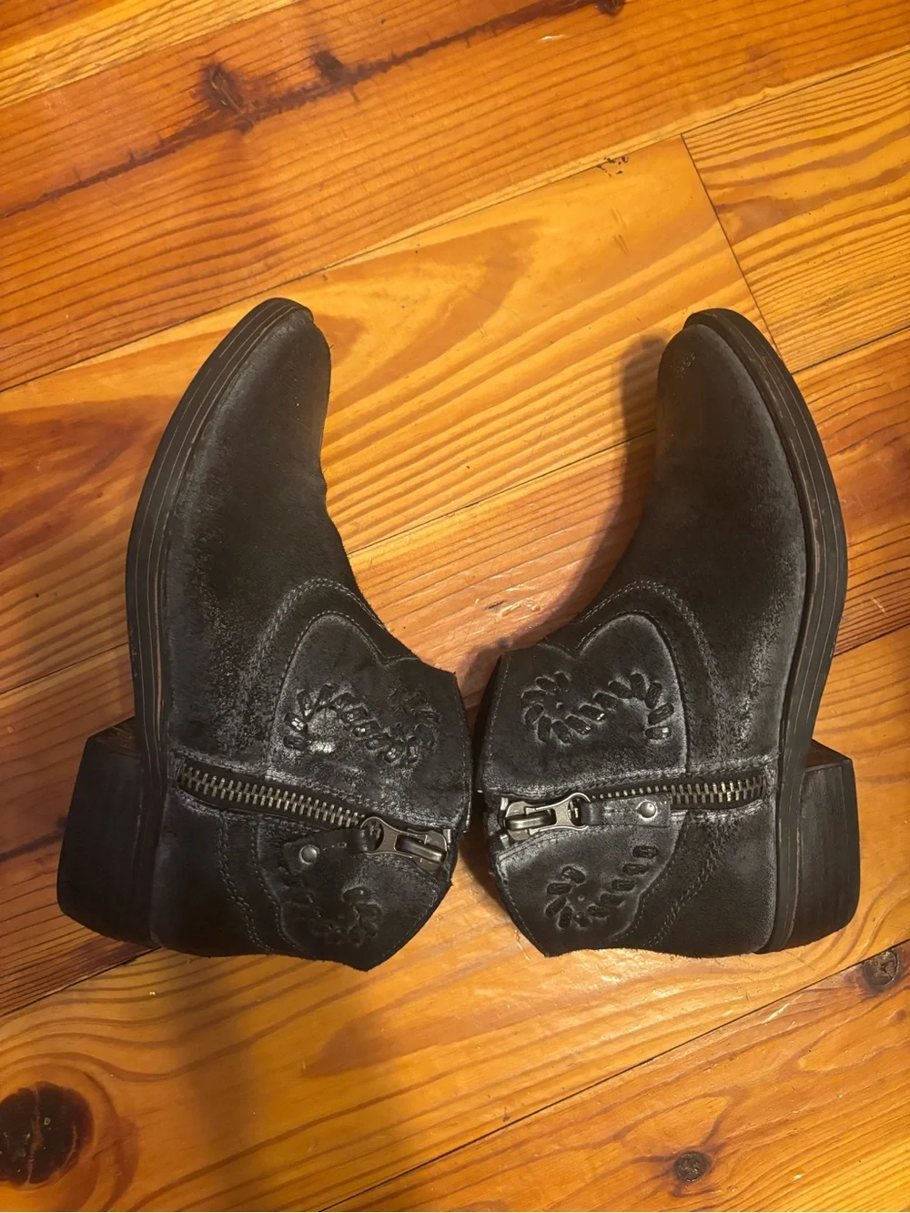 Black Suede Ankle Boots